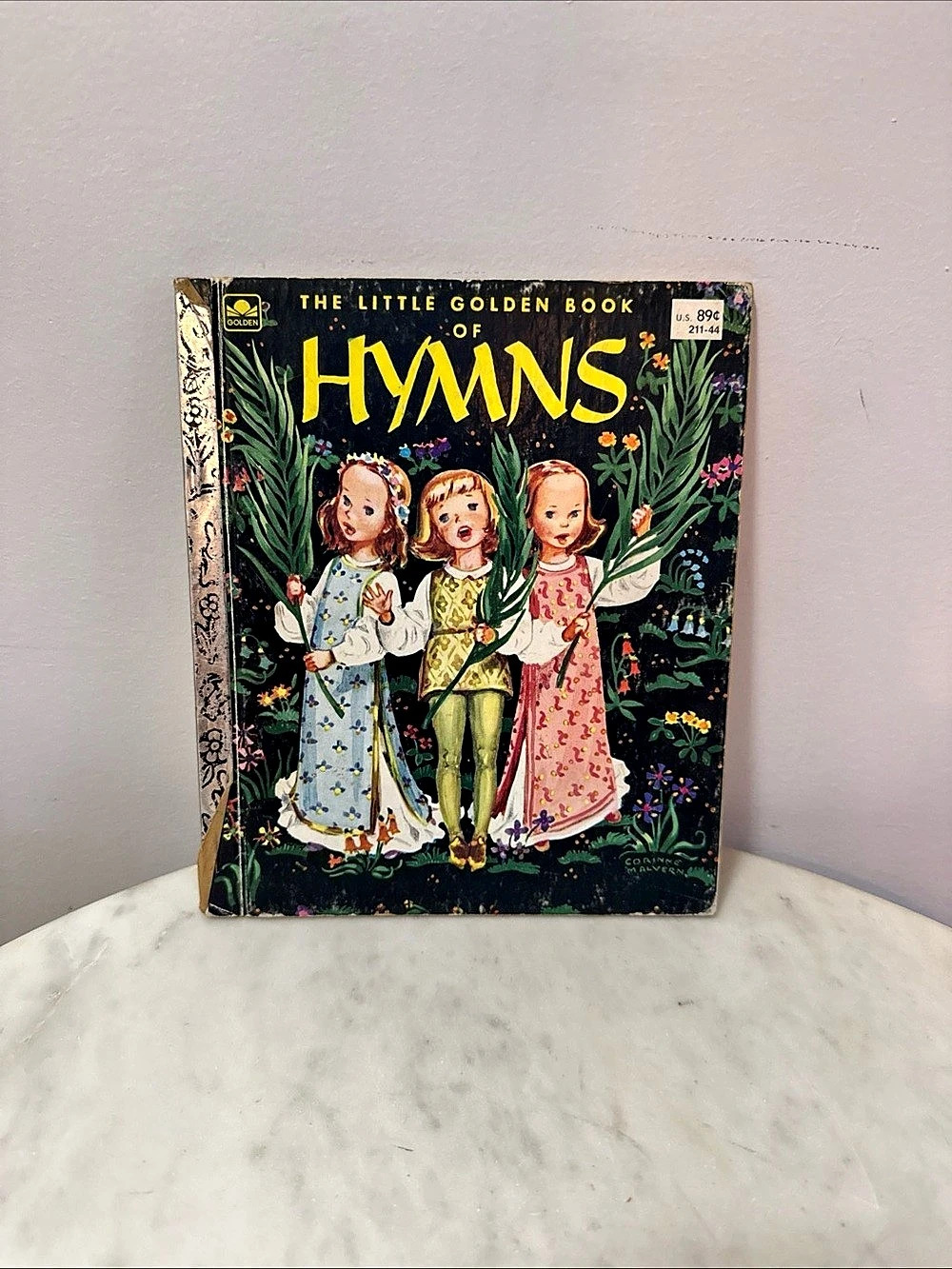 Vintage 1974 1947 Little Golden Book of HYMNS - children kids great condition